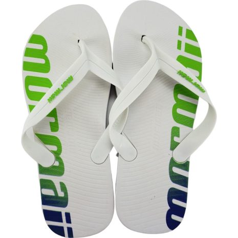 chinelo masculino mormaii BRANCO-VERDE