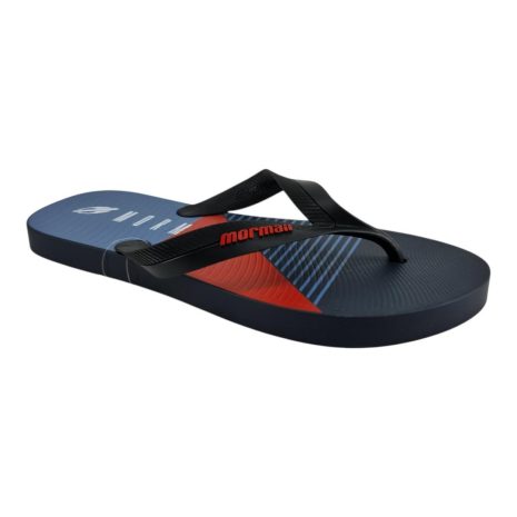 chinelo masculino mormaii PRETO-AZUL