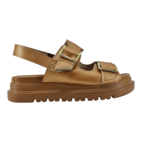 sandália feminina anabela modare BRONZE