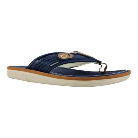 chinelo masculino cartago BEGE-AZUL