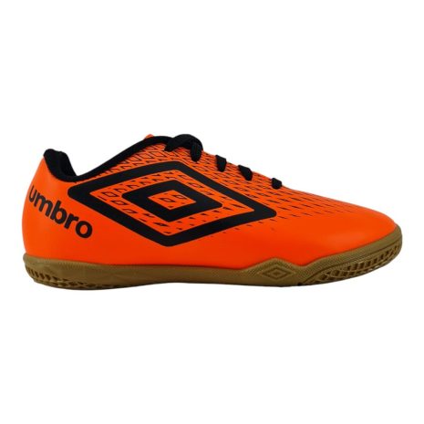 tênis indoor infantil menino umbro LARANJA-PRETO