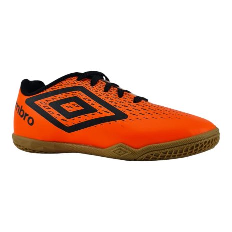 tênis indoor infantil menino umbro LARANJA-PRETO