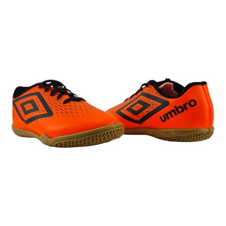 tênis indoor infantil menino umbro LARANJA-PRETO
