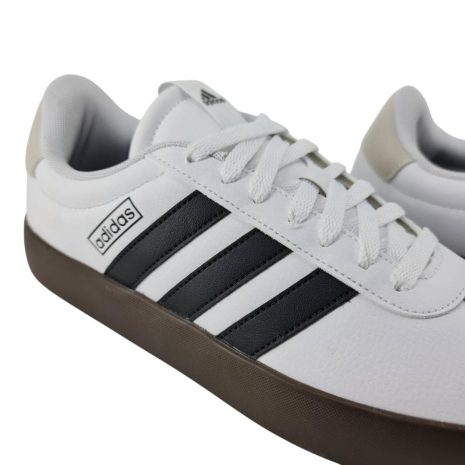 tênis casual masculino adidas WHITE-BLACK