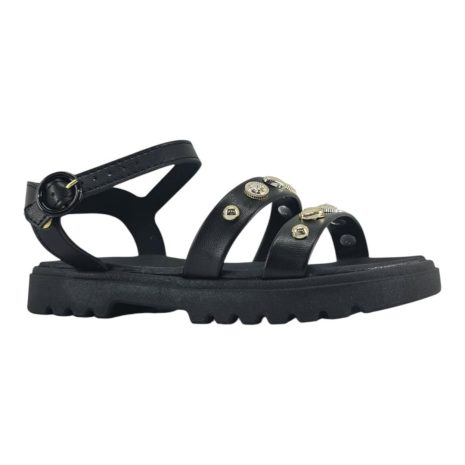 sandália infantil menina molekinha PRETO
