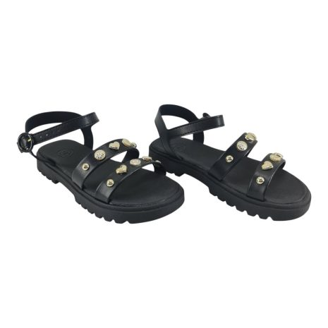 sandália infantil menina molekinha PRETO