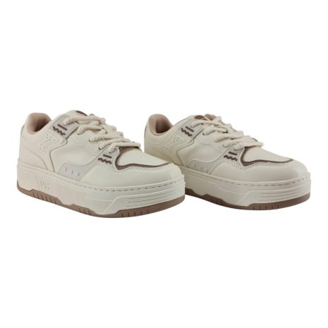 tênis feminino casual via marte MARFIM-TOFFEE