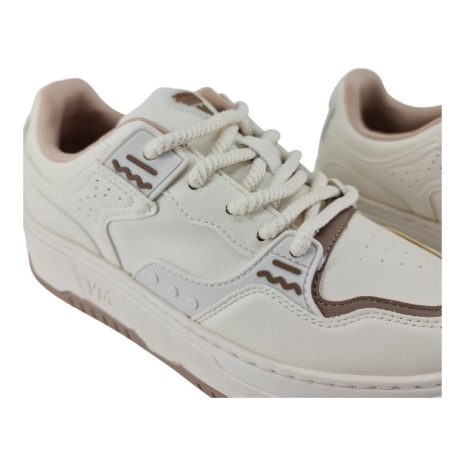 tênis feminino casual via marte MARFIM-TOFFEE