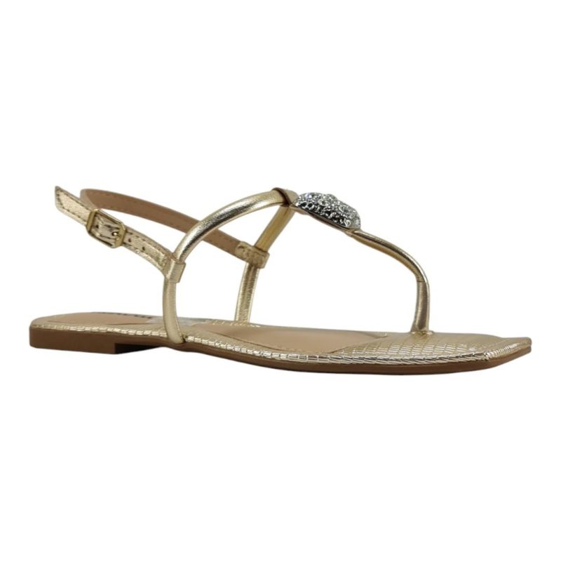 sandália feminina rasteira dakota CHAMPAGNE