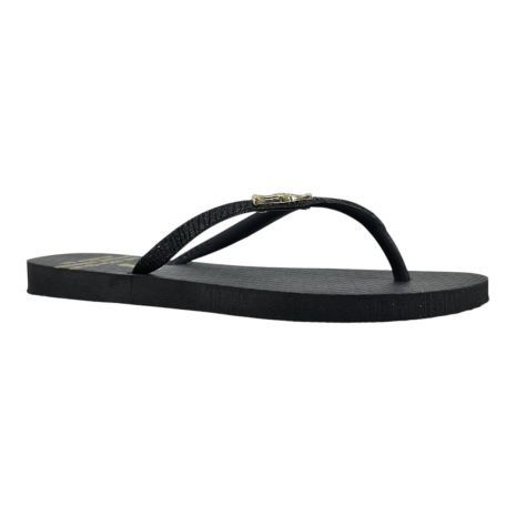 chinelo feminino coca cola PRETO