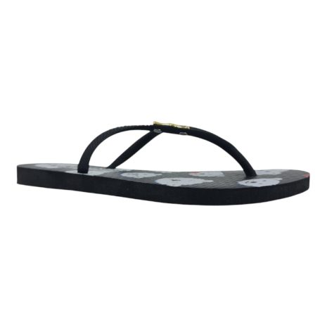 chinelo feminino coca cola PRETO