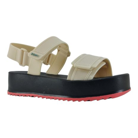 sandália feminina anabela zaxy OFF-WHITE