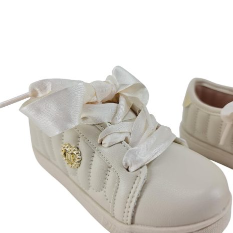 tênis infantil menina molekinha BRANCO OFF