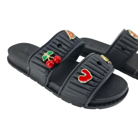 tamanco infantil menina molekinha PRETO