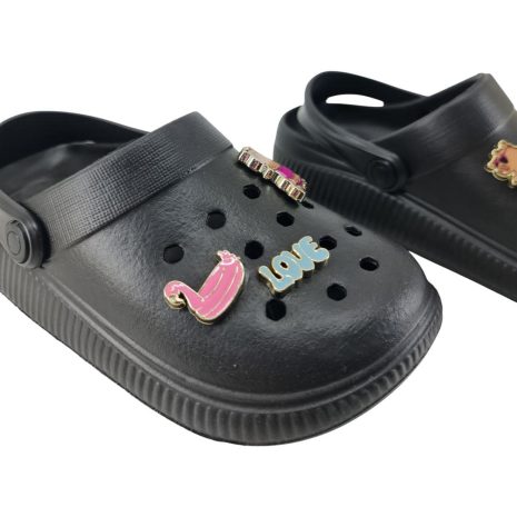 babuche infantil menina PRETO