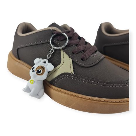 sapatênis infantil menino molekinho CAFE-AREIA