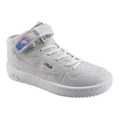 tênis infantil menina fila BRANCO-PRATA MULTI COL