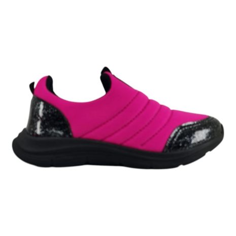 tênis infantil menina pipos PINK-PRETO