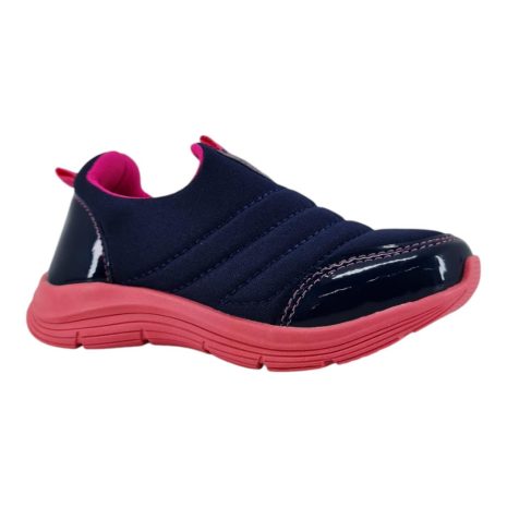 tênis infantil menina pipos MARINHO-PINK
