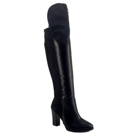 bota feminina cano longo beira rio PRETO