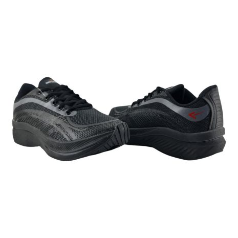 tênis esportivo masculino box 200 PRETO-VERMELHO