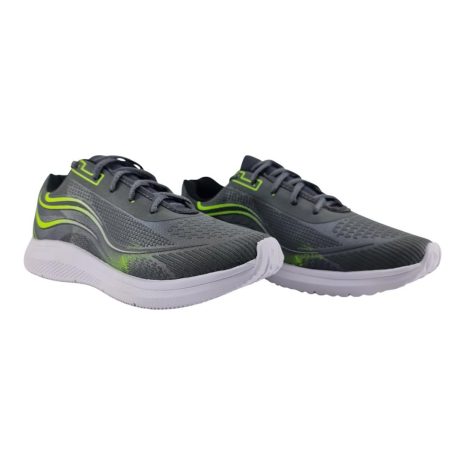 tênis jogging masculino squaid sport GRAFITE-LIMÃO