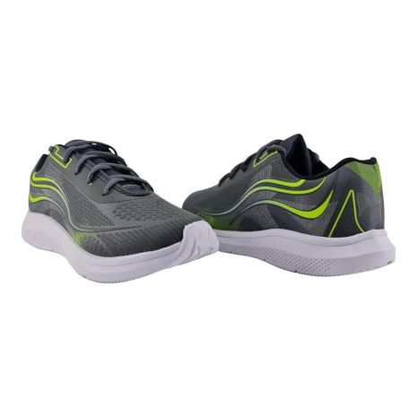 tênis jogging masculino squaid sport GRAFITE-LIMÃO