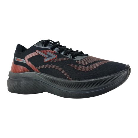 tênis esportivo masculino box 200 PRETO-VERMELHO