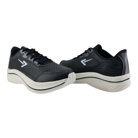 tênis jogging masculino box 200 PRETO-BRANCO