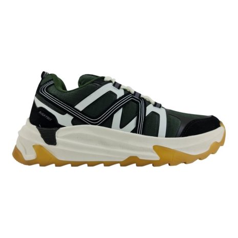 tênis casual masculino black free VERDE-PRETO