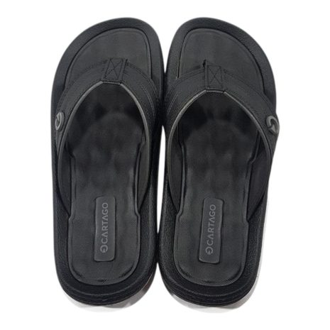chinelo masculino cartago CINZA-PRETO