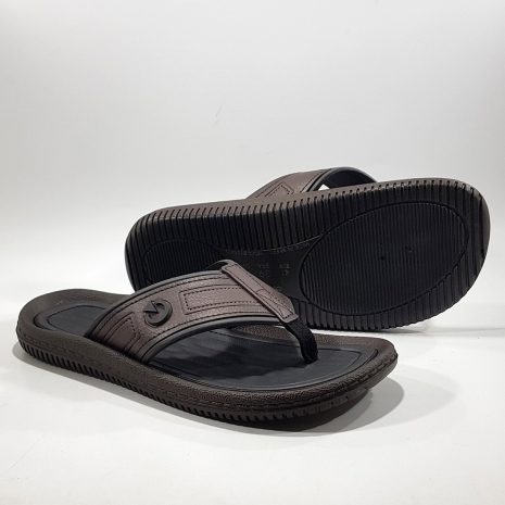 chinelo masculino cartago PRETO-MARROM