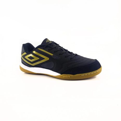tênis futsal masculino umbro pro 5 PRETO-DOURADO