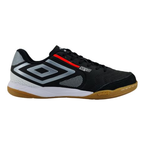 tênis futsal masculino umbro pro 5 PRETO-PRATA