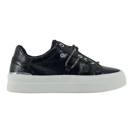 tênis feminino casual bebecê PRETO VERNIZ