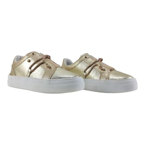 tênis feminino casual bebecê DOURADO