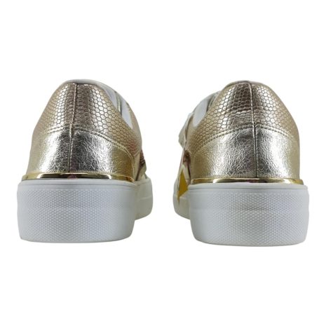 tênis feminino casual bebecê DOURADO