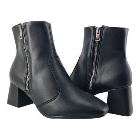 bota feminina cano curto vizzano PRETO