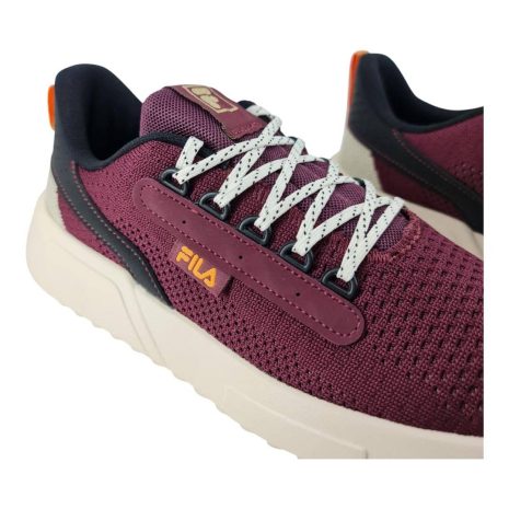 tênis esportivo masculino fila BORGANDY-BLACK