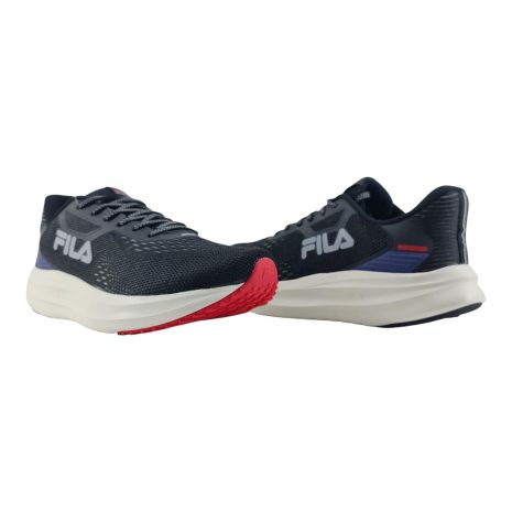 tênis esportivo masculino fila BLACK-RACING RED
