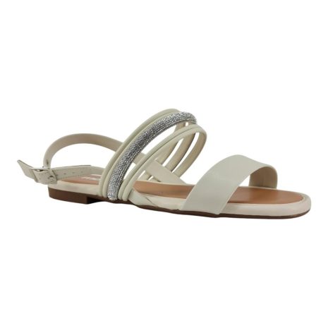 sandália feminina rasteira moleca BRANCO OFF