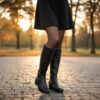 bota feminina cano longo modare bota feminina cano longo modare