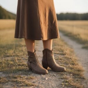 bota feminina cano curto modare