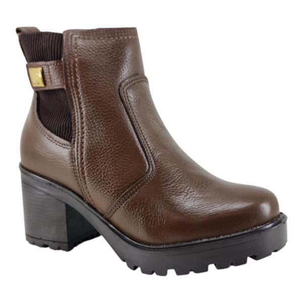 bota feminina cano curto pegada