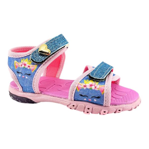 sandália infantil menina crick com luz