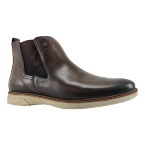 bota masculina coturno pegada em couro