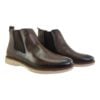 bota masculina coturno pegada em couro