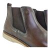 bota masculina coturno pegada em couro