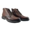 bota masculina pegada em couro