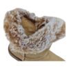 bota feminina cano curto mooncity com pele
